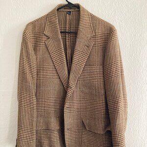 JCrew Kenmare Blazer / Sport Coat in Linen Silk Blend Plaid - Men's size 38R